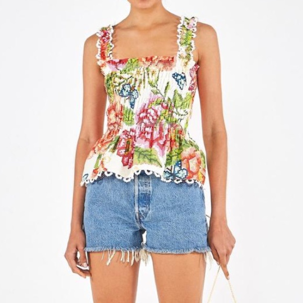 FARM Rio vintage floral cami
